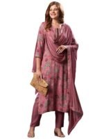 ANNI DESIGNER Women’s Rayon Straight Kurta with Pant & Dupatta