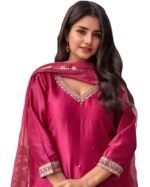 ANNI DESIGNER Women’s Rayon Straight Kurta with Pant & Dupatta