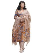 ANNI DESIGNER Women’s Rayon Straight Kurta with Pant & Dupatta