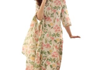 ANNI DESIGNER Women’s Rayon Straight Kurta with Pant & Dupatta