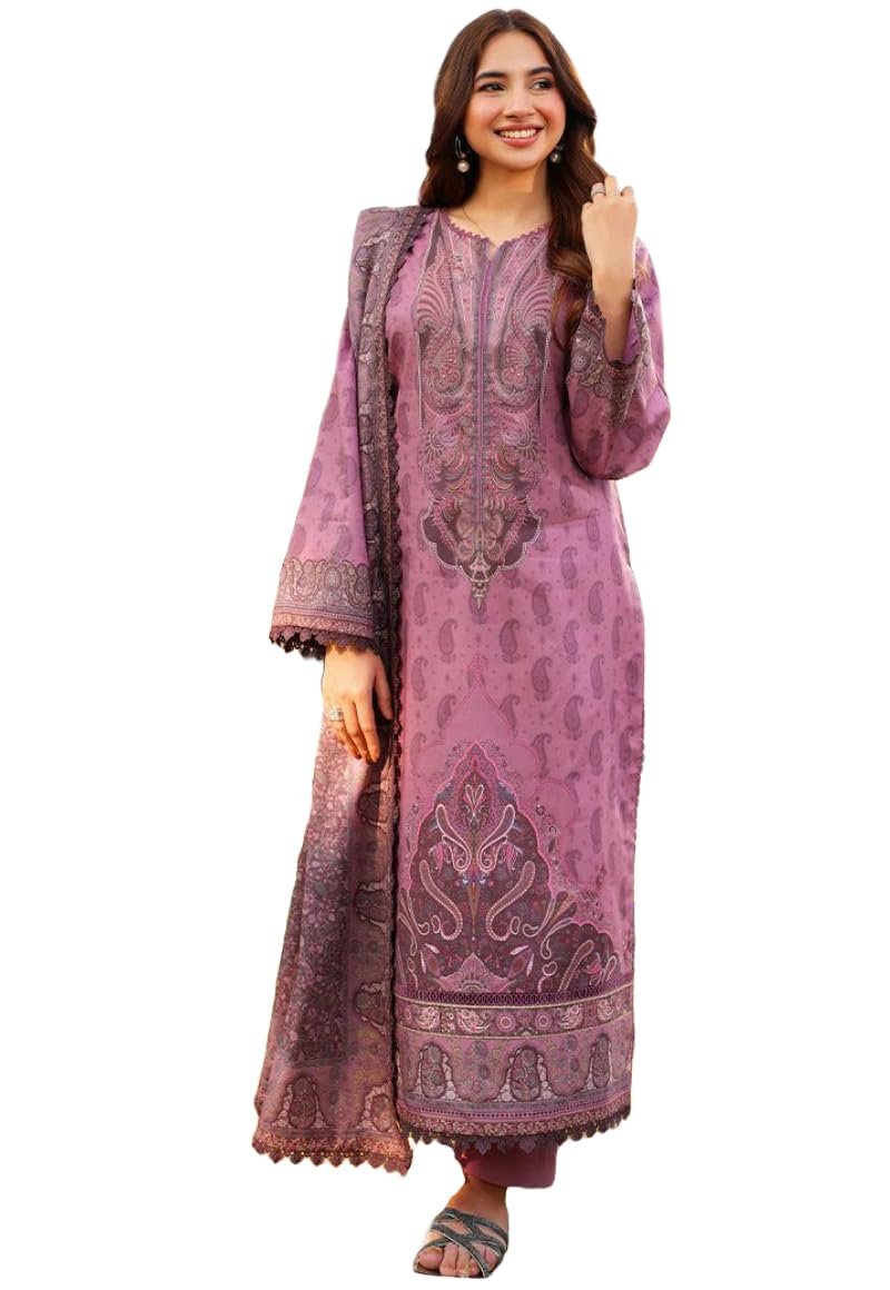 ANNI DESIGNER Women's Rayon Viscose Printed Straight Pakistani Suits for ANNI DESIGNER Women’s Rayon Straight Kurta with Pant & Dupatta