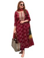 ANNI DESIGNER Women’s Rayon Straight Kurta with Pant & Dupatta