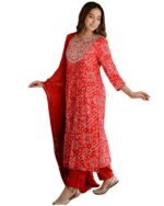 ANNI DESIGNER Women’s Rayon Straight Kurta with Pant & Dupatta