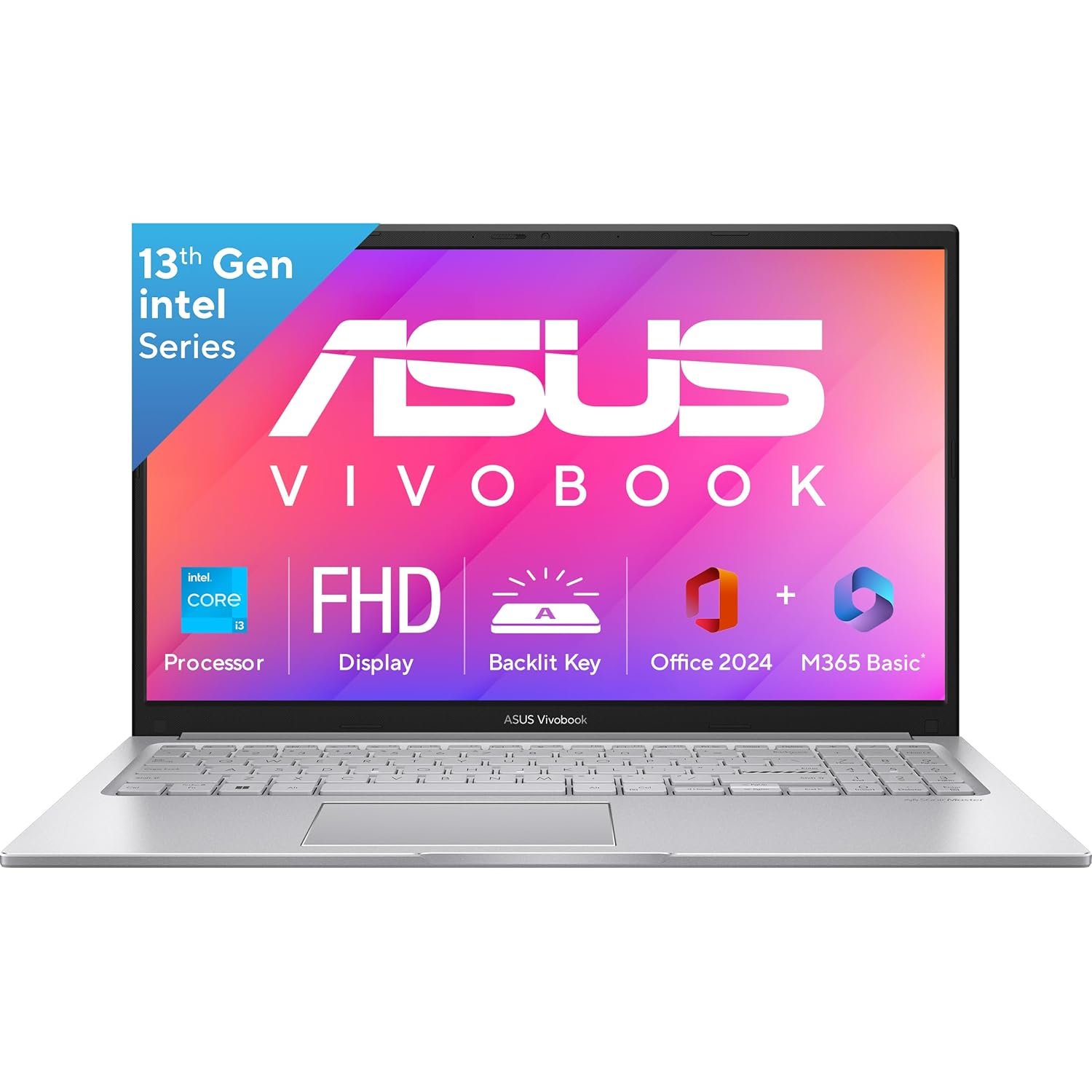 ASUS Vivobook 15, Intel Core i3 13th Gen 1315U, 8GB 512GB SSD)