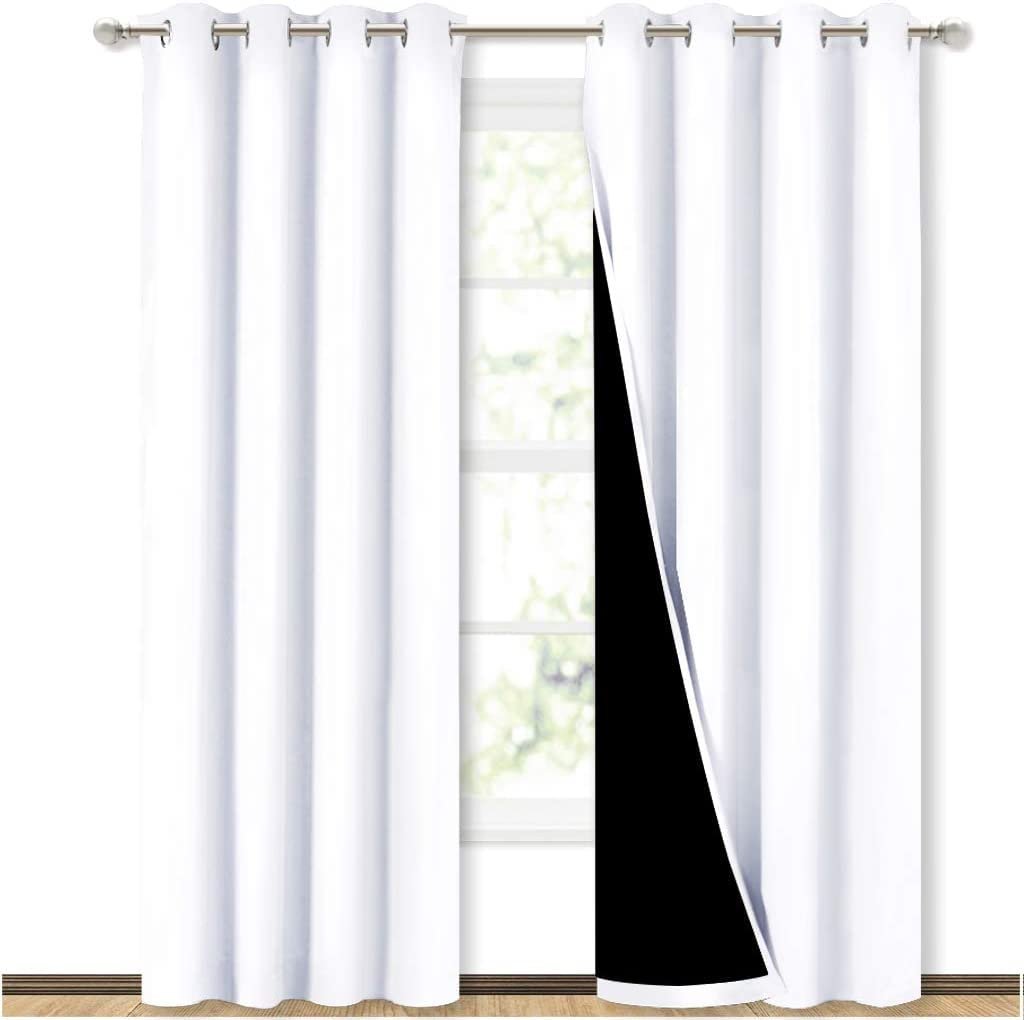 BFAM Premium Full Blackout Curtain -100% Blackout Curtain for Bedroom Window Air Conditioner #4 bestseller