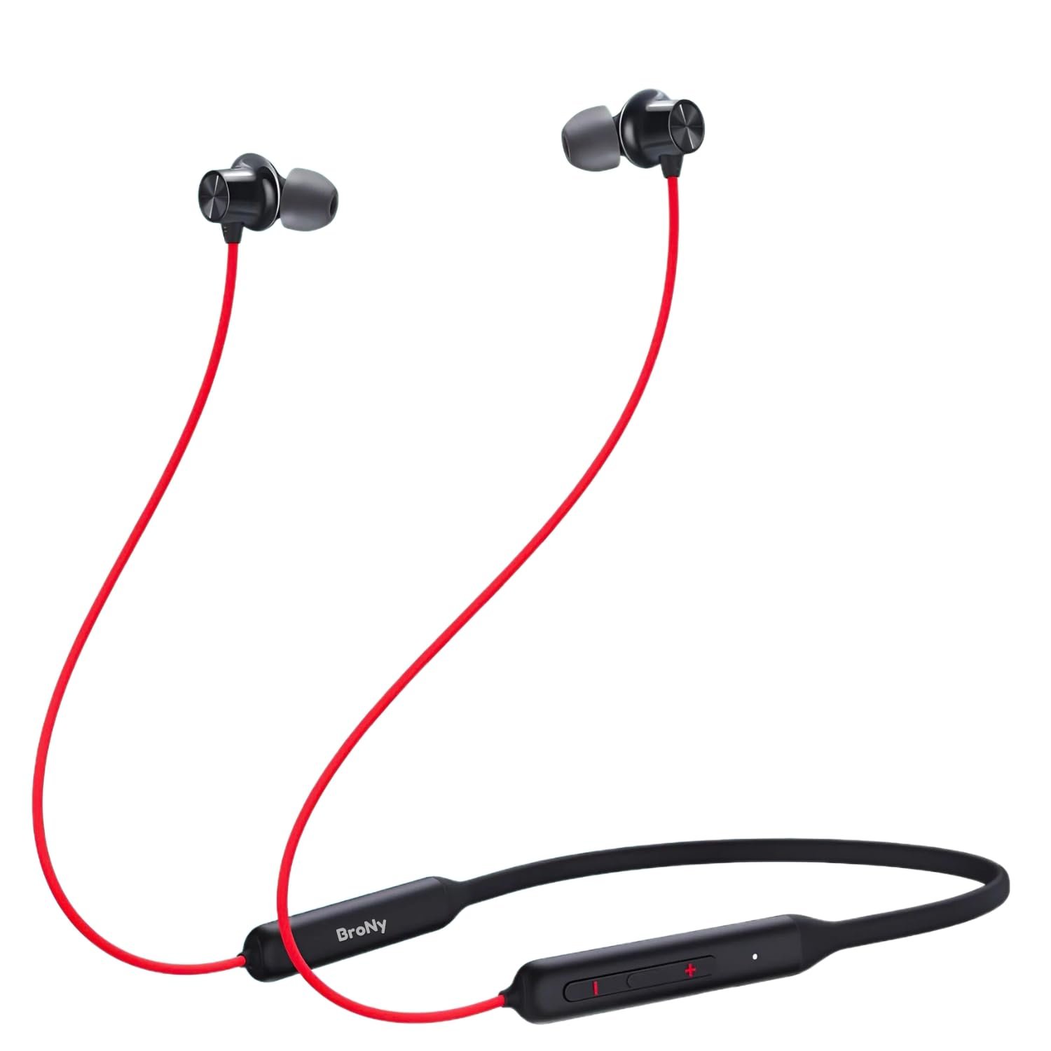 BroNy Bullets Wireless Z2 ANC In Ear Bluetooth Headphones with OnePlus Bullets Z2