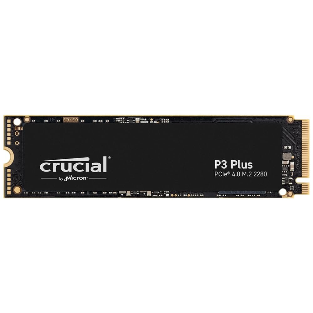 Crucial P3 Plus 500GB PCIe 4.0 3D NAND NVMe M.2 512GB SSD)
