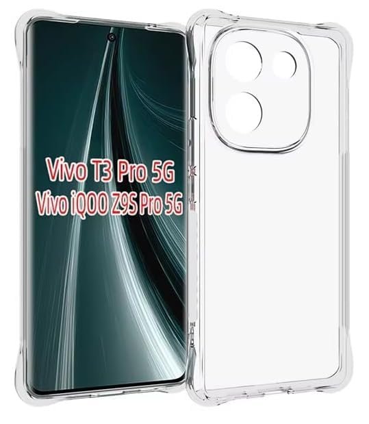 ELICA Solid Shock Proof Bumper Transparent TPU Hybrid Slimfit Case iQOO Z9s 5G