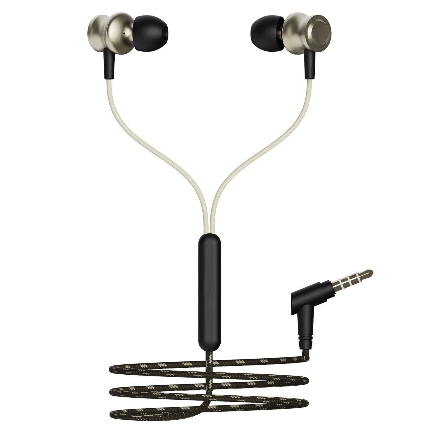 Earphone for Xiaomi Redmi Note 10 Pro Universal Wired Earphones boAt Bassheads 100