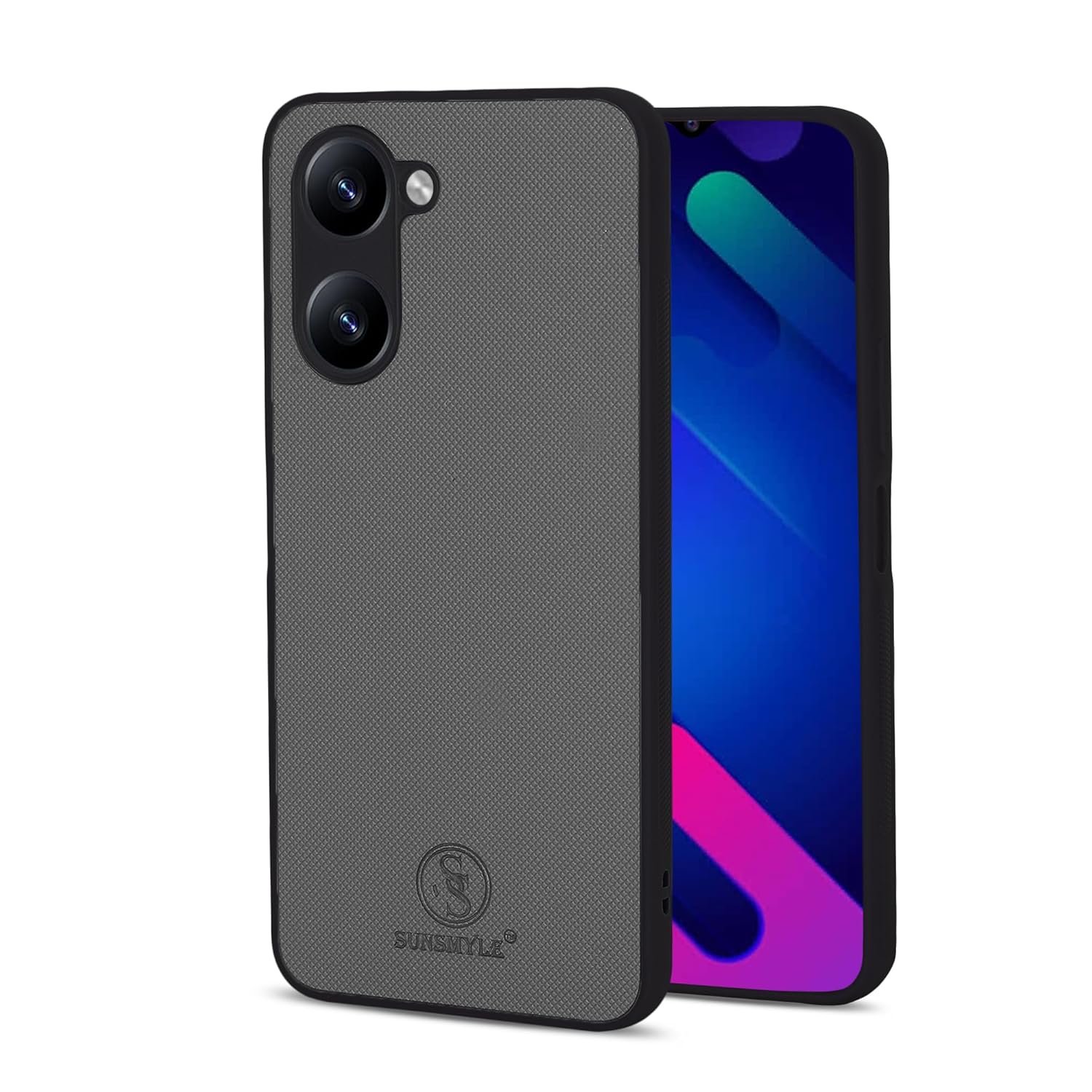 Fastship Frosted Shield Hard Back Case Soft Border Camera Protect iQOO Z9 Lite 5G