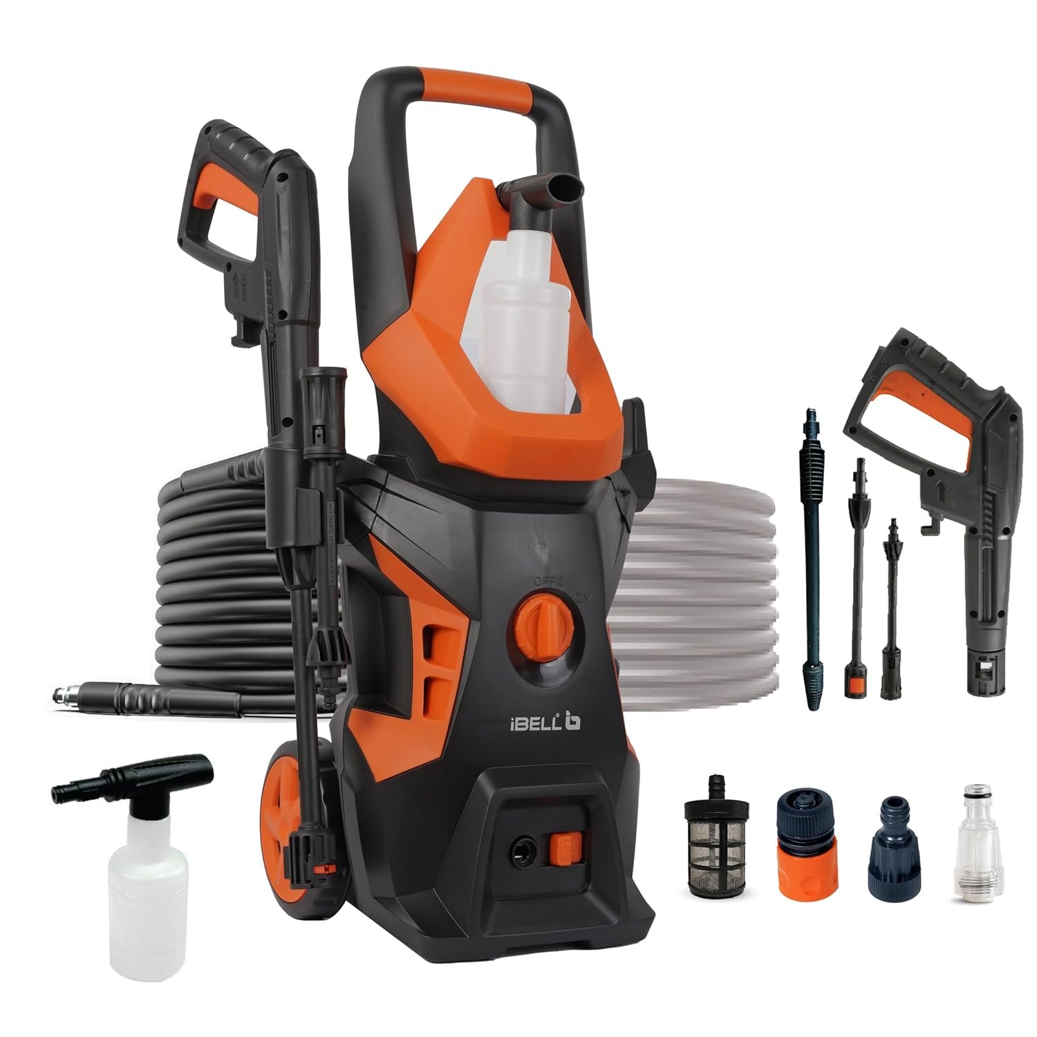 IBELL WIND55 High Pressure Washer, 1800W Motor, 140 Bar Car OnePlus Bullets Z2