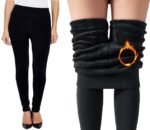 PURSUE FASHION Winter Thermal Women Fleece Leggings