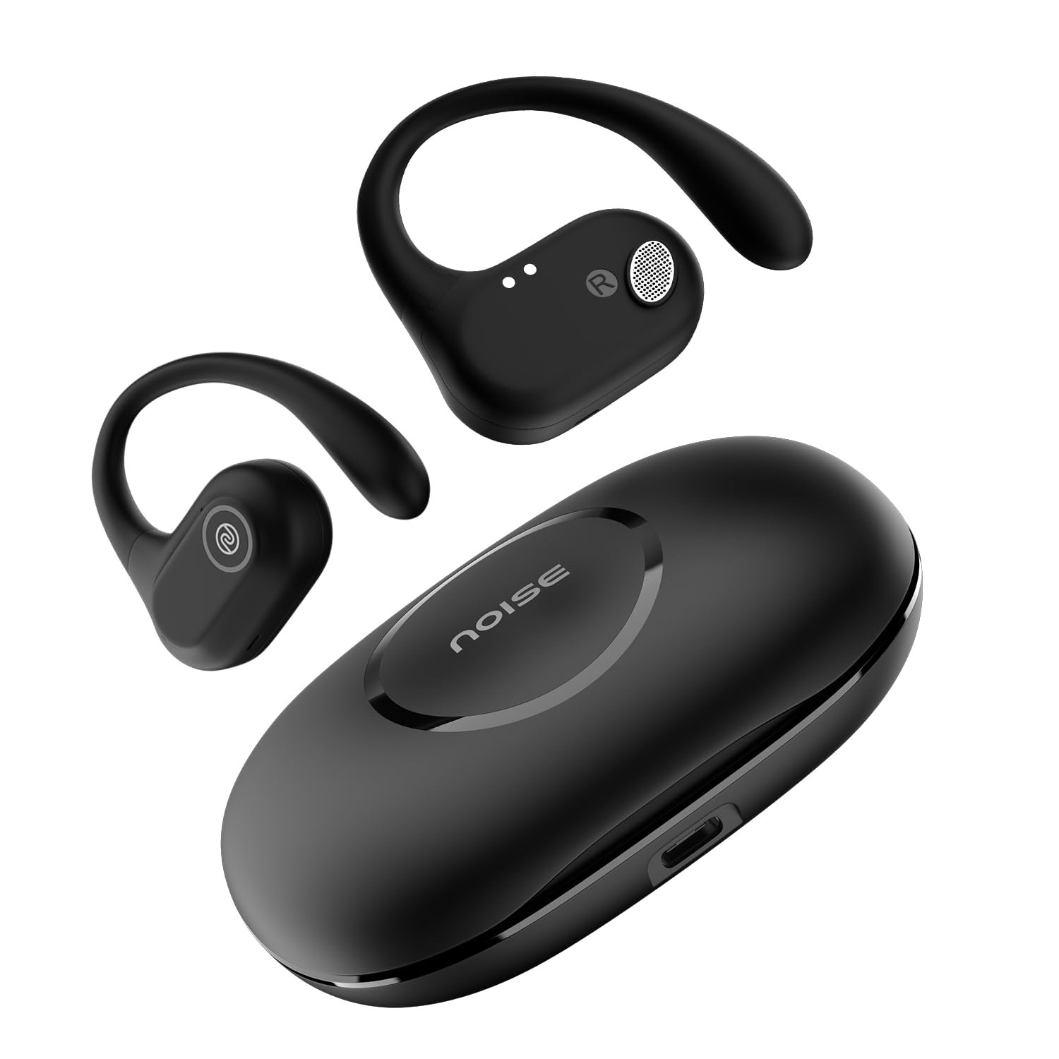Noise Pure Pods Wireless Open Ear Earbuds with AirWave™ Technology,Up-to boAt Rockerz 255 Pro+