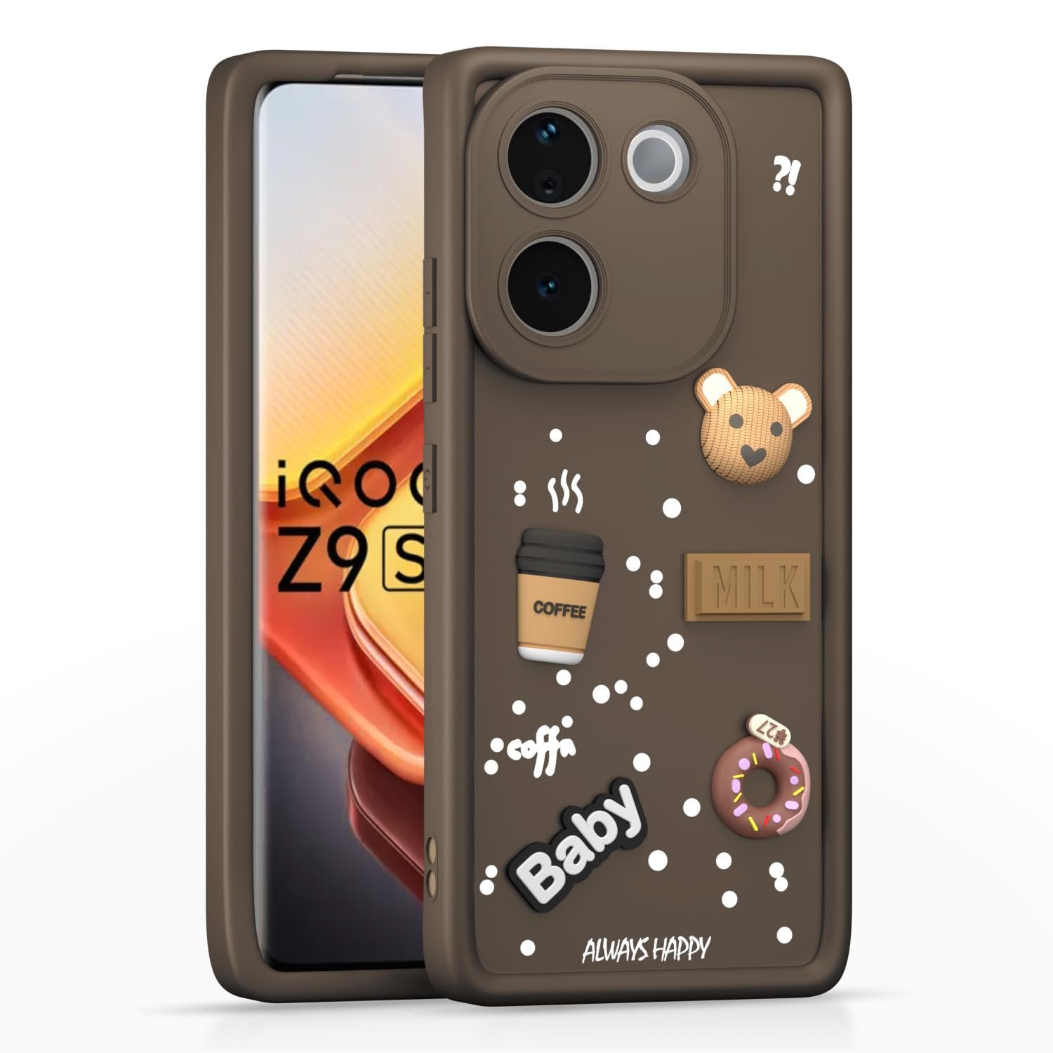 Outlouders Back Cover for Vivo T3 Pro 5G / iQOO iQOO Z9s 5G