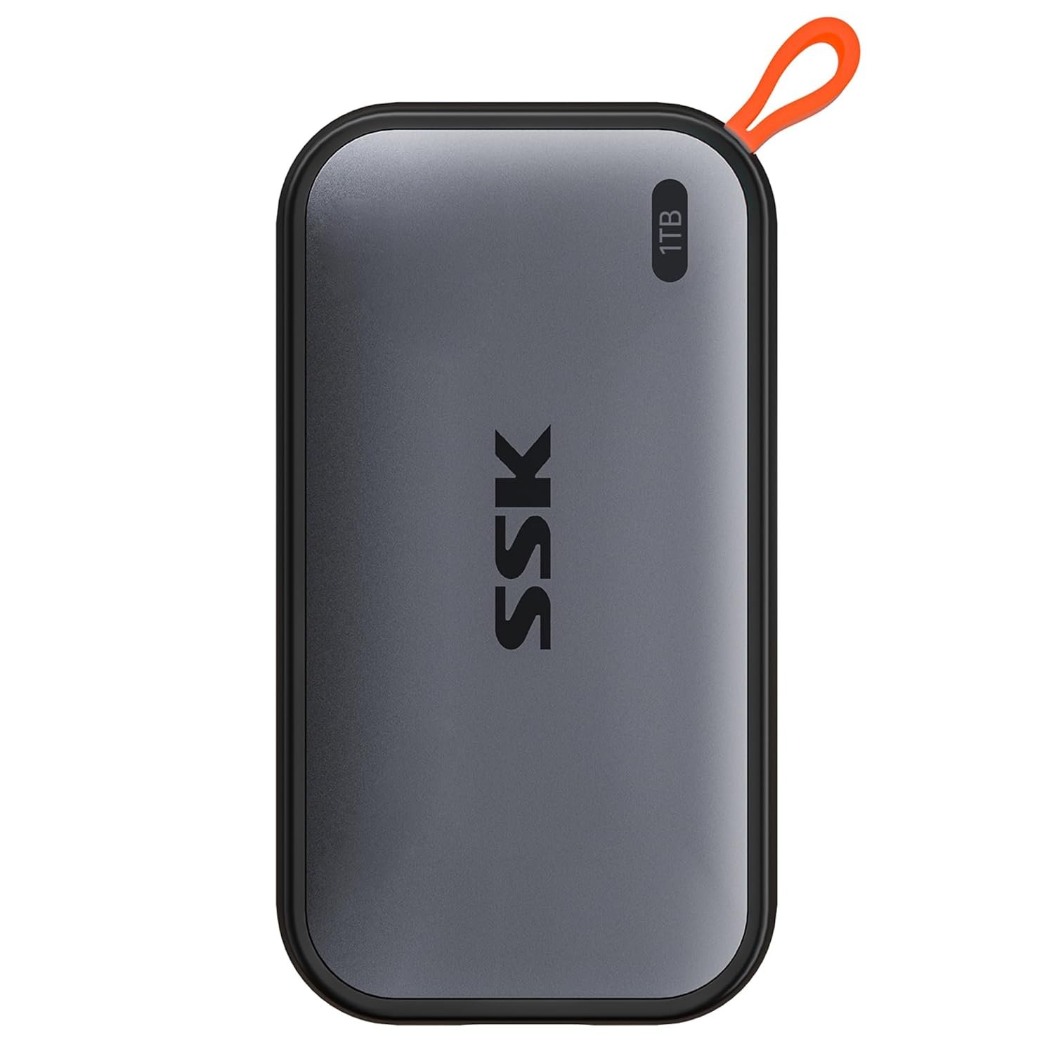 SSK 1TB Portable External NVME SSD,up to 1050MB/s Extreme Transmission 1TB SSD)