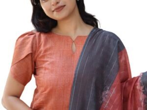 Sun Fashion Chanderi Printed Kurti for Girls