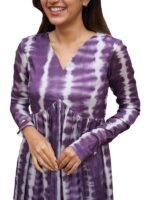 Sun Fashion Chanderi Printed Kurti for Girls