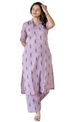 Sun Fashion Chanderi Printed Kurti for Girls