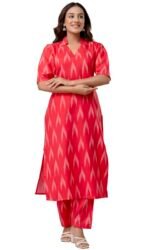 Sun Fashion Chanderi Printed Kurti for Girls