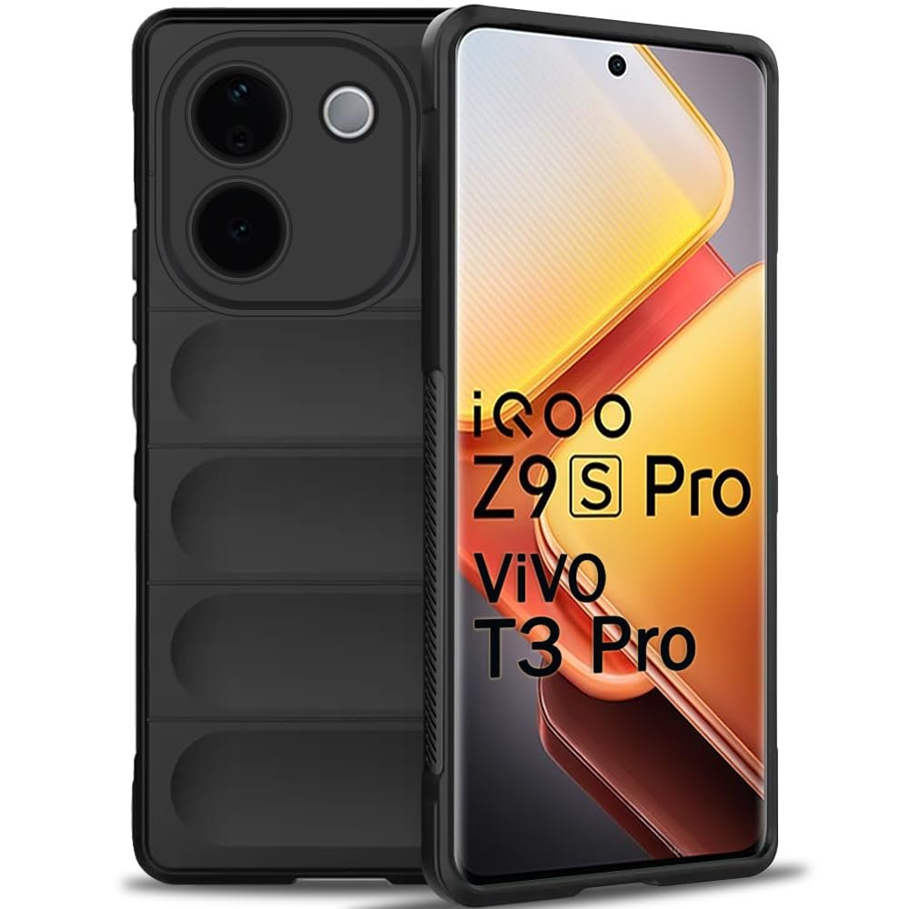 TheGiftKart Liquid Silicon Back Cover Case for iQOO Z9s Pro iQOO Z9s 5G