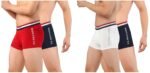 U.S. Polo Assn. Men Cotton Striped Waistband Antibacterial Trunks