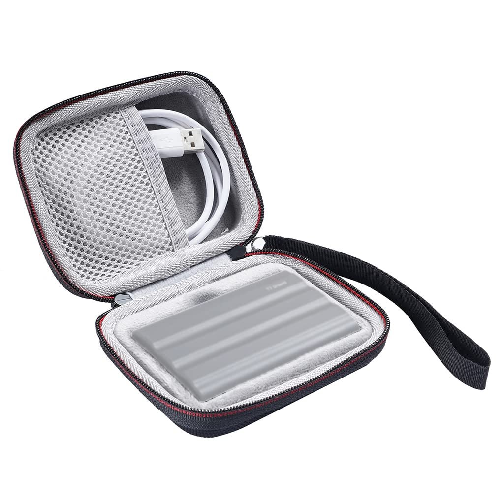 Zeitel EVA Waterproof & Anti-Scratch Carrying Case for Samsung T7 1TB SSD)