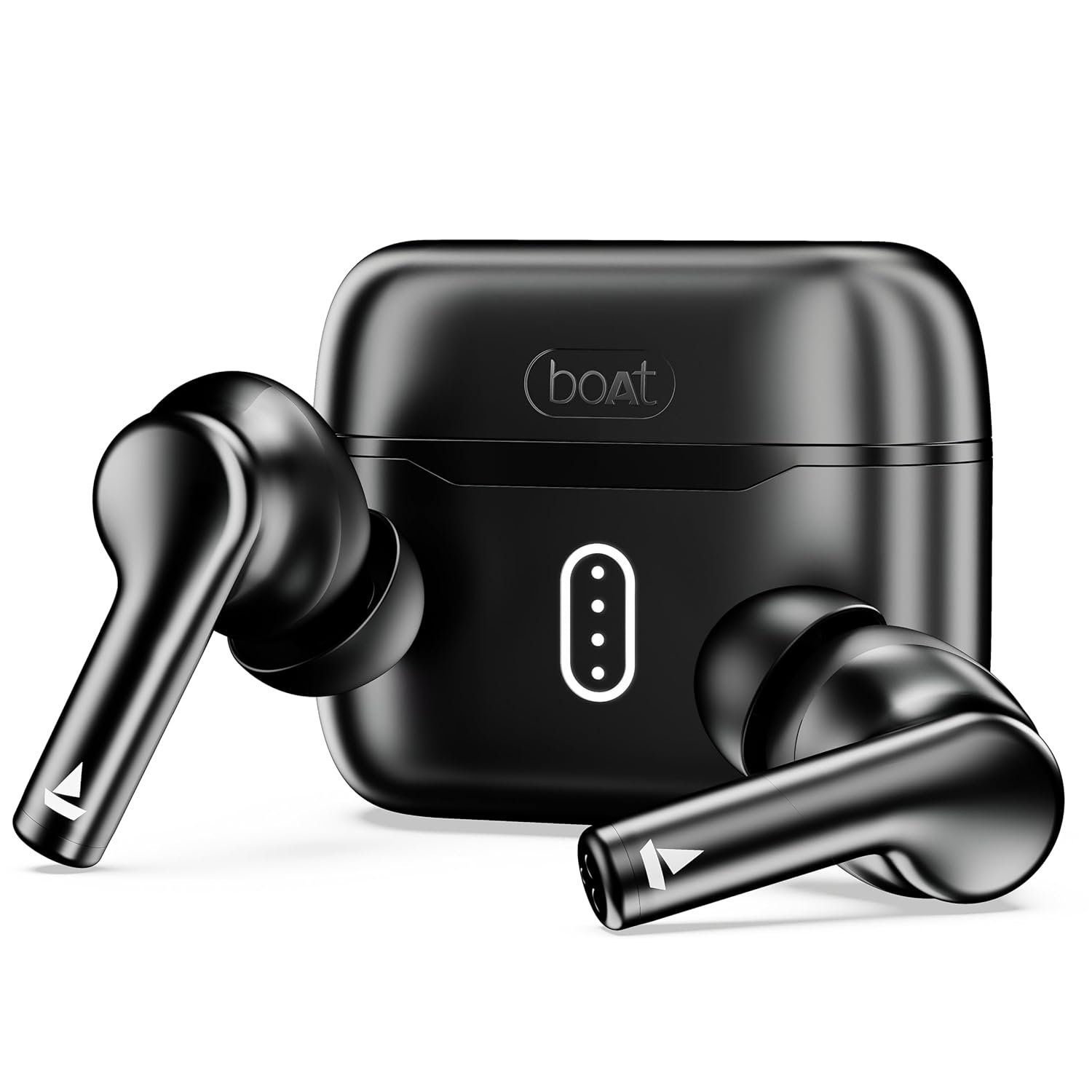 boAt Airdopes 141 Pro Buds, 13mm Drivers, Metallic Finish, 60HRS boAt Bassheads 100