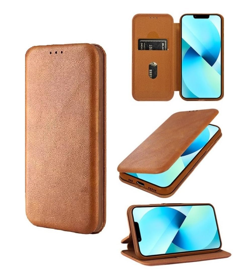 PU Leather Magnetic Premium Flip Cover with 2 Card Slot Samsung Galaxy M15 5G Prime Edition