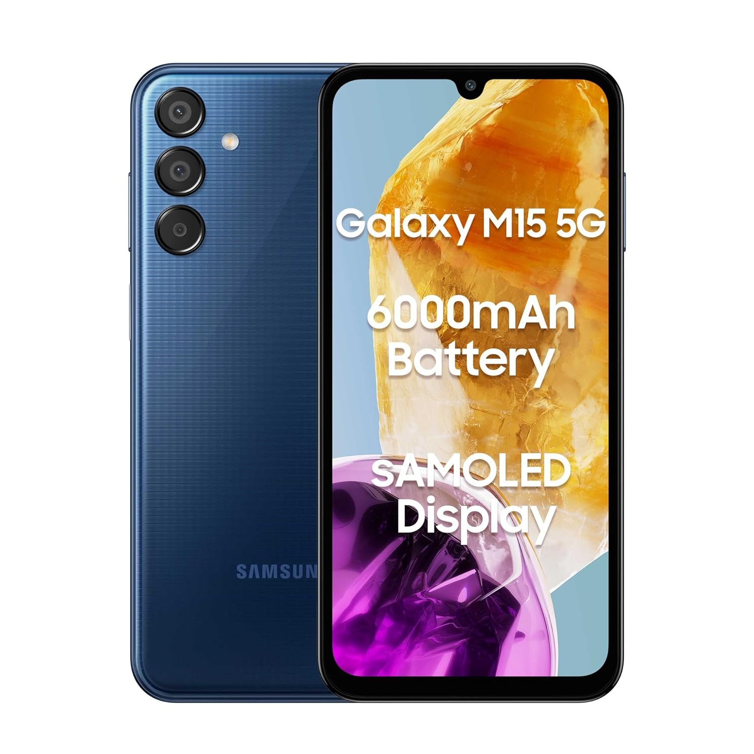 Samsung Galaxy M15 5G (Blue Topaz,4GB RAM,128GB Storage)| 50MP Triple Samsung Galaxy M15 5G Prime Edition