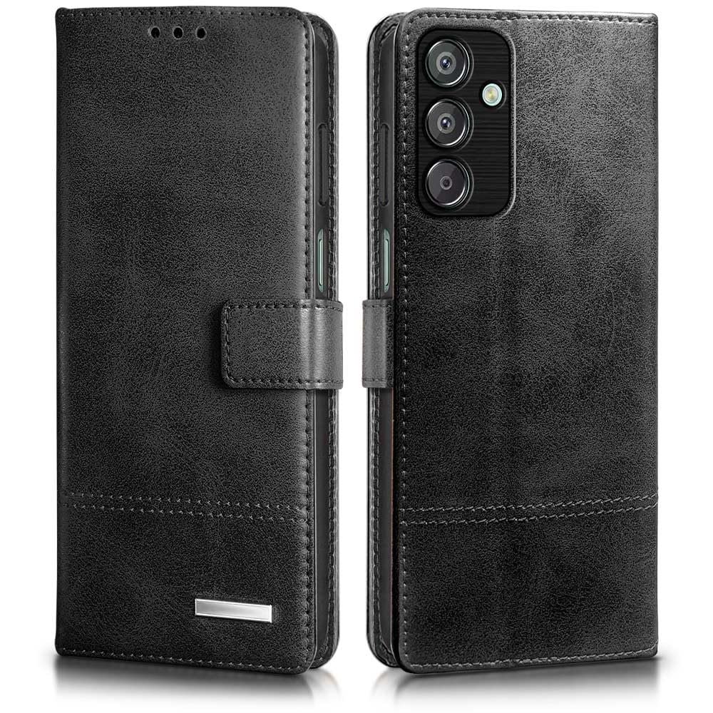 WOW IMAGINE Shock Proof Hand Stitched Luxury Premium Flip Cover Samsung Galaxy M15 5G Prime Edition