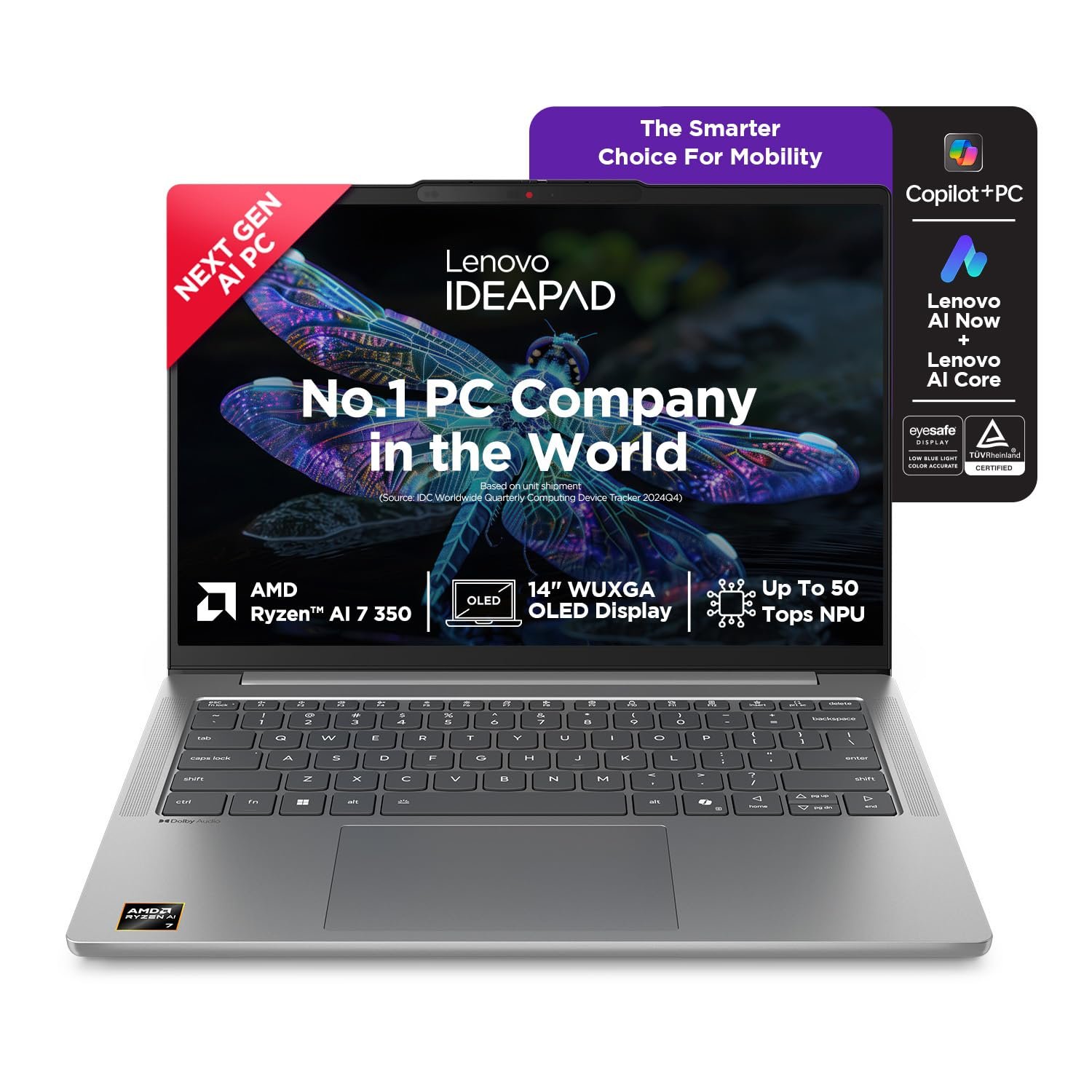 Lenovo IdeaPad Slim 5 AMD Ryzen AI 7 350 (24GB ASUS Zenbook 14 OLED (AMD Ryzen