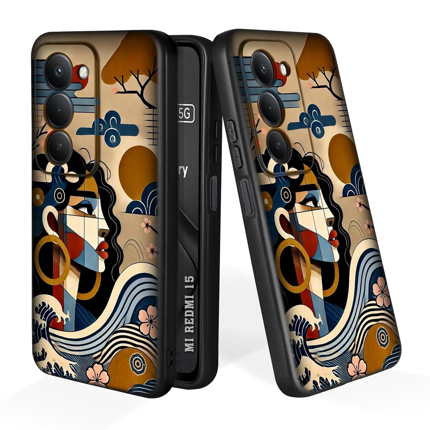 PrintWhiz Soft Silicone Mobile Back Cover Compatible with Mi Redmi Redmi 15 5G