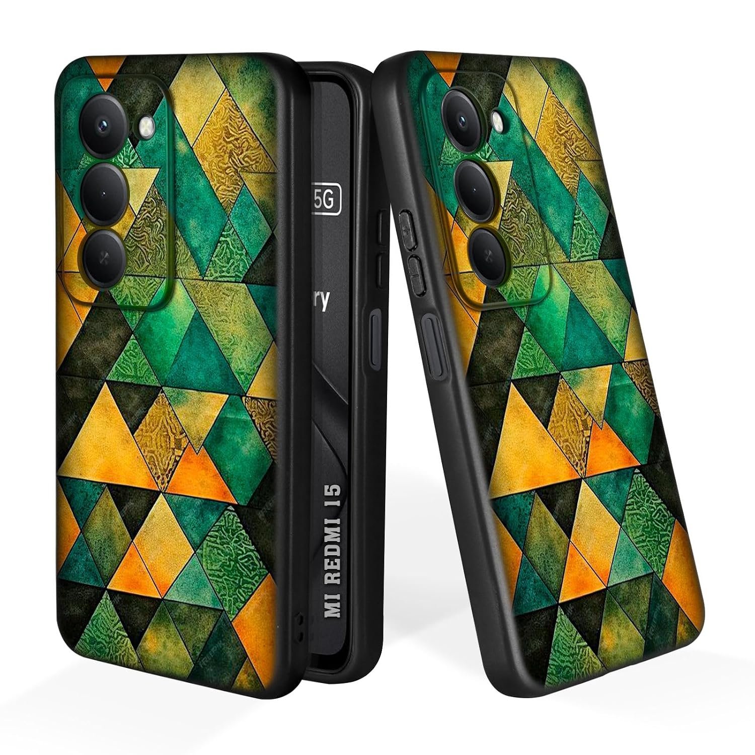 Soft Silicone Mobile Back Cover Compatible with Mi Redmi 15 Redmi 15 5G