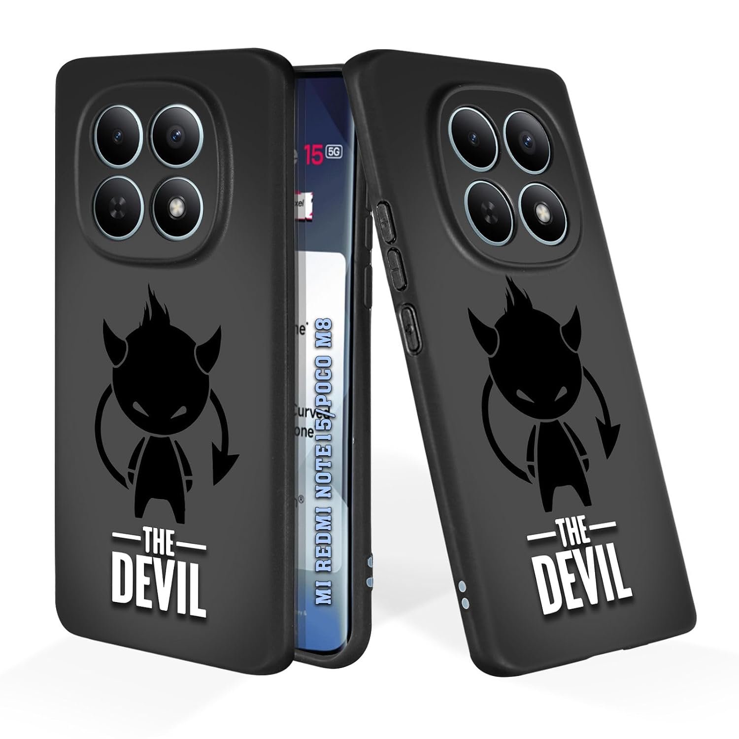 Soft Silicone Mobile Back Cover Compatible with Mi Redmi Note Redmi 15 5G