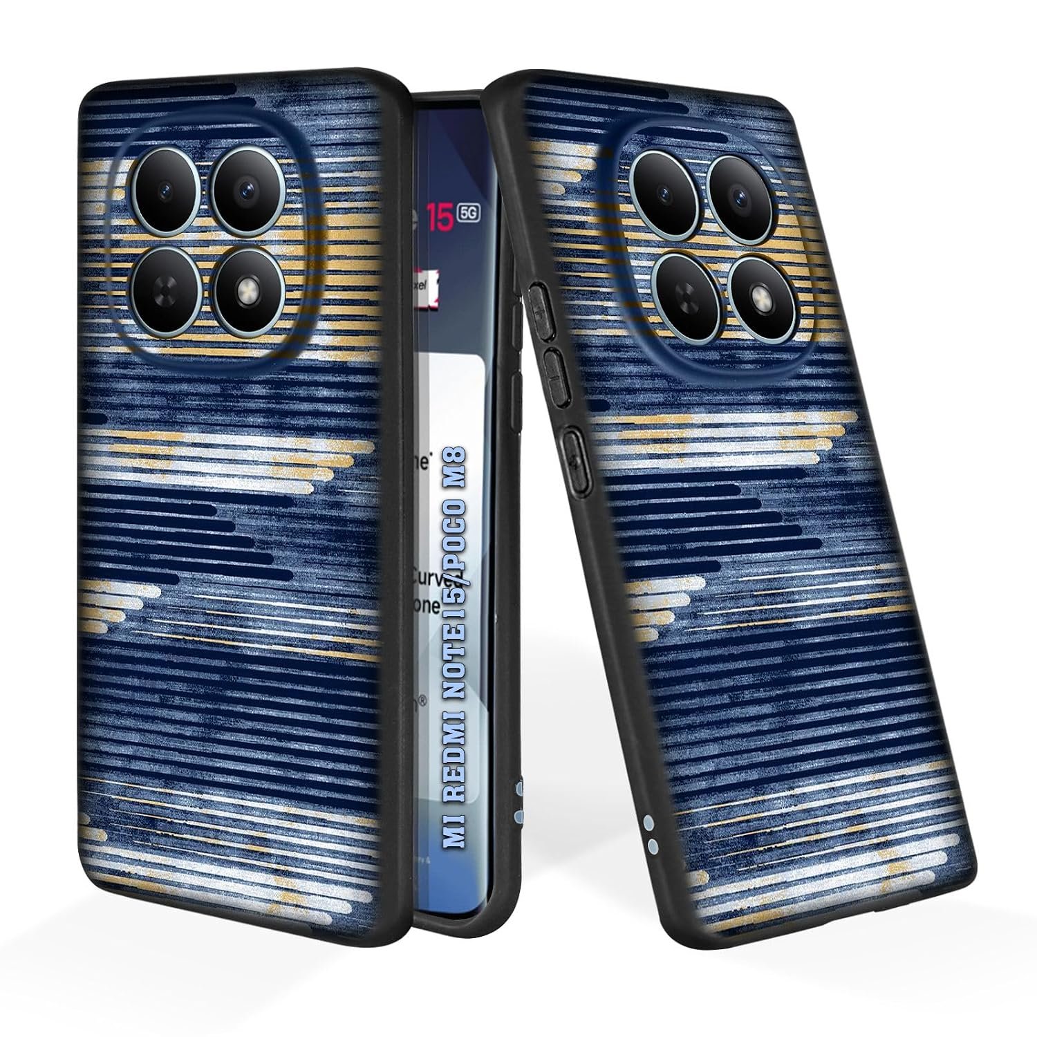 Soft Silicone Mobile Back Cover Compatible with Mi Redmi Note Redmi 15 5G
