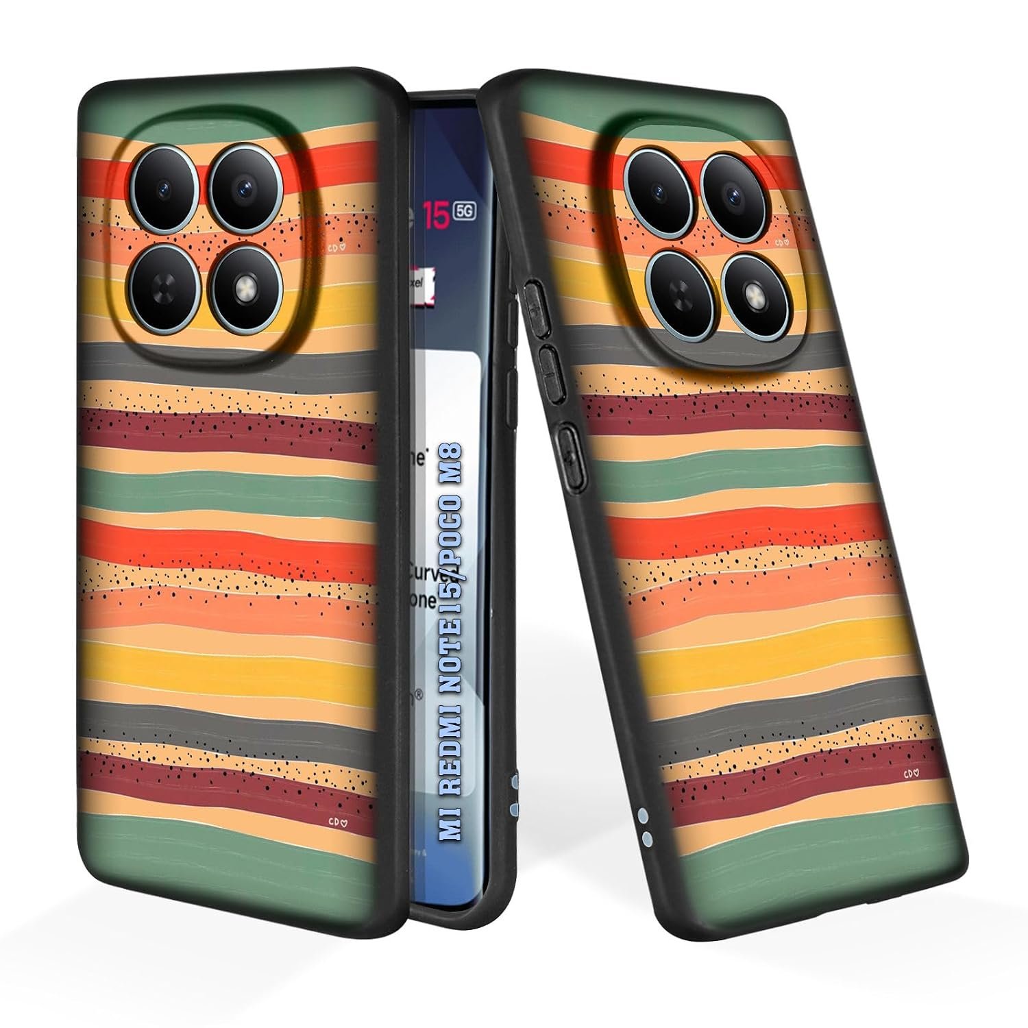 Soft Silicone Mobile Back Cover Compatible with Mi Redmi Note Redmi 15 5G