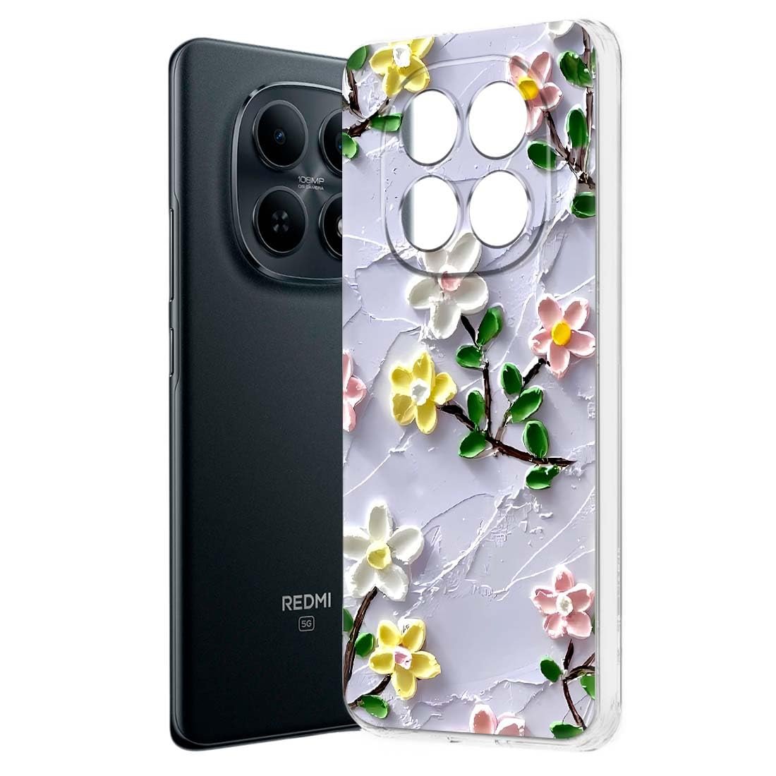 Fashionury Designer Printed Back Cover for Redmi Note 15 5G Redmi 15 5G
