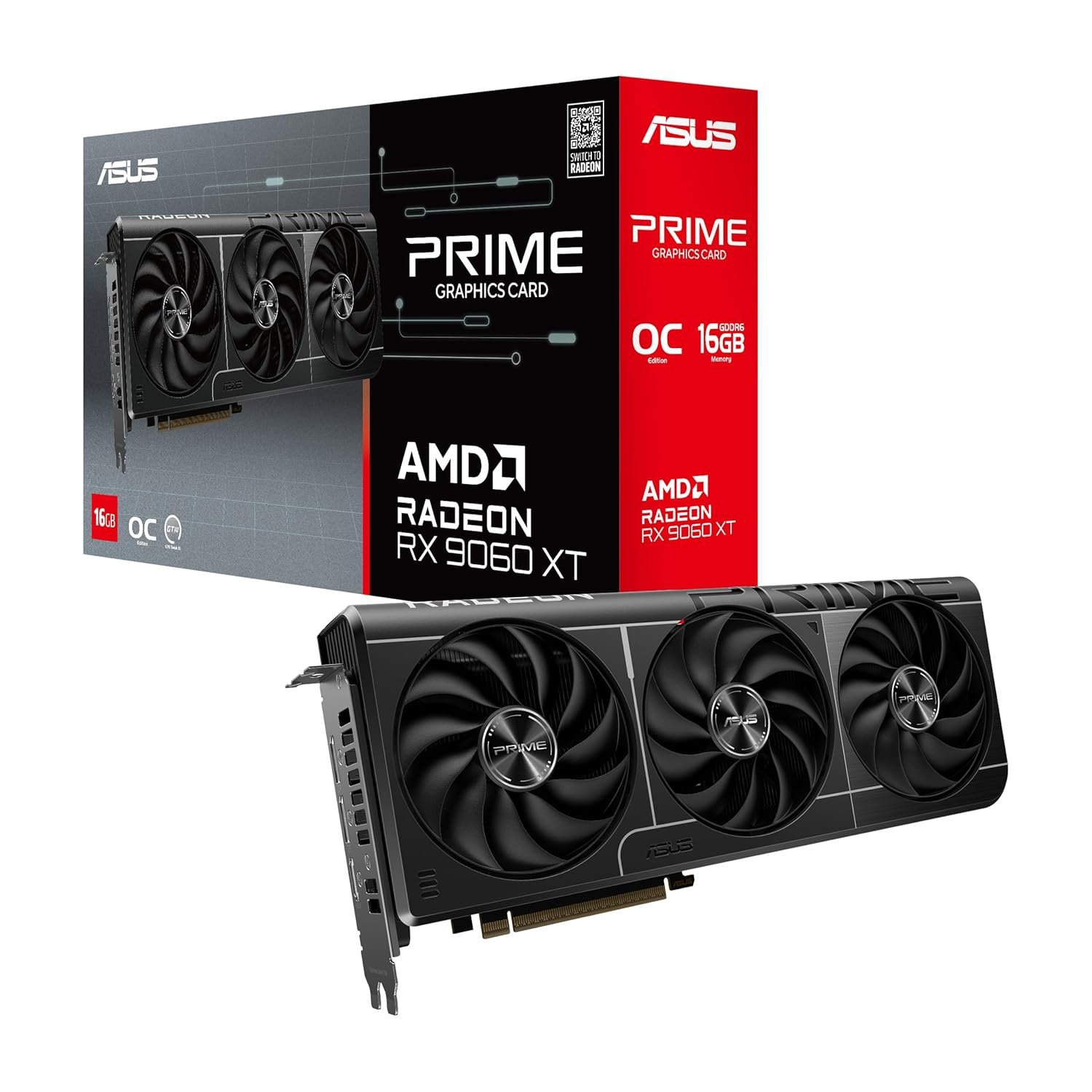 ASUS Prime Radeon RX 9060 XT 16GB GDDR6 OC Edition RTX 5070)