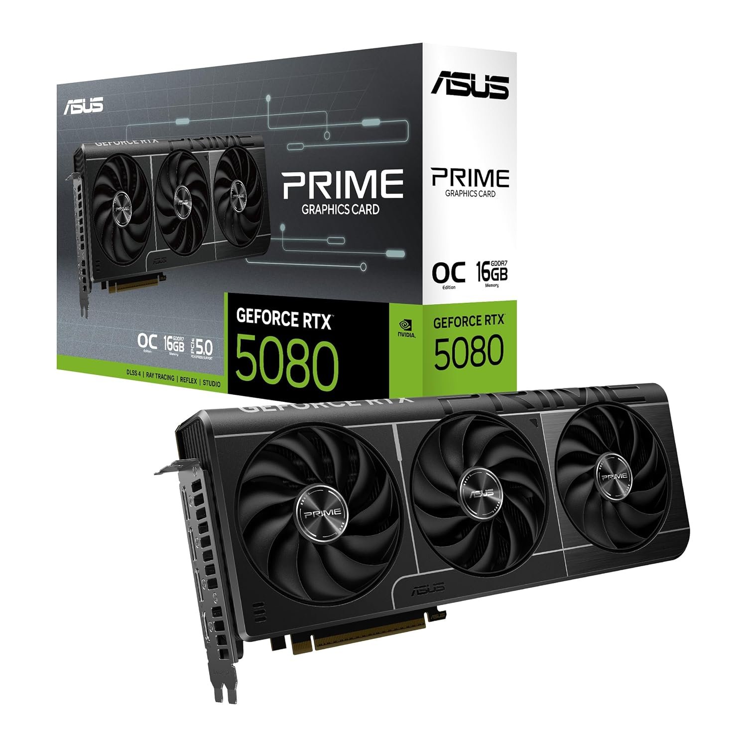 ASUS SFF-Ready Prime NVIDIA GeForce RTX™ 5080 EVO 16GB GDDR7 RTX 5070)