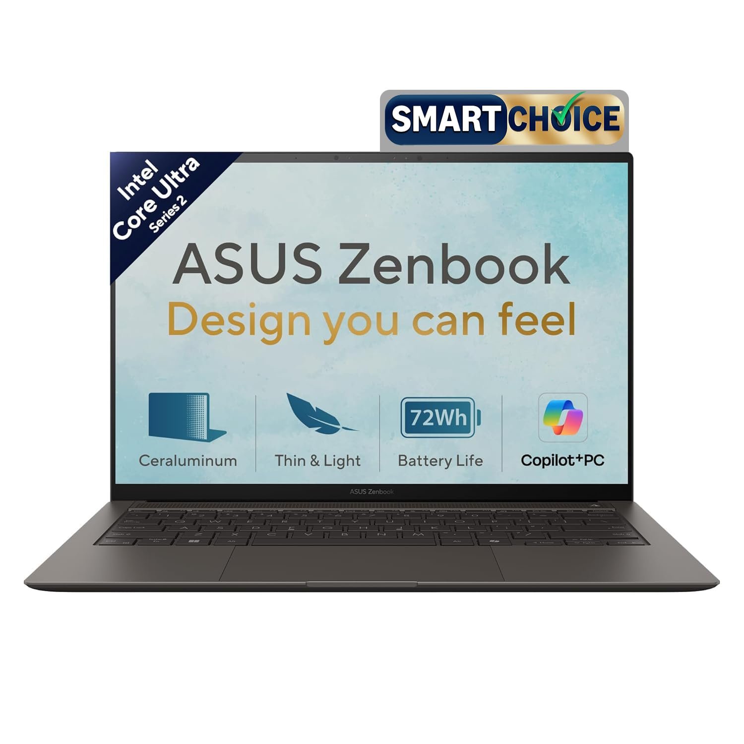 ASUS Zenbook S14 (2026),Smartchoice,Intel Core Ultra 5 226V,Intel Arc iGPU,16GB/512GB,3K ASUS Zenbook 14 OLED (AMD Ryzen
