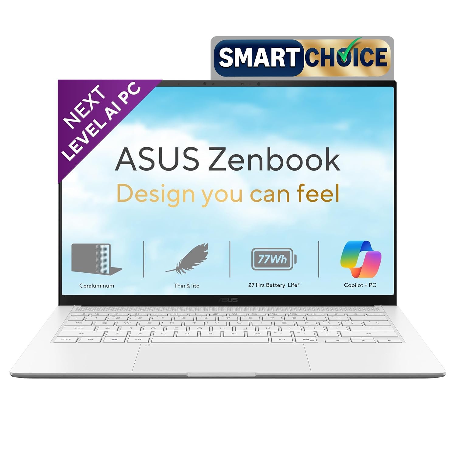ASUS Zenbook S14 (2026),Smartchoice,Intel Core Ultra 9 (Series 3),Intel iGPU,32GB ASUS Zenbook 14 OLED (AMD Ryzen