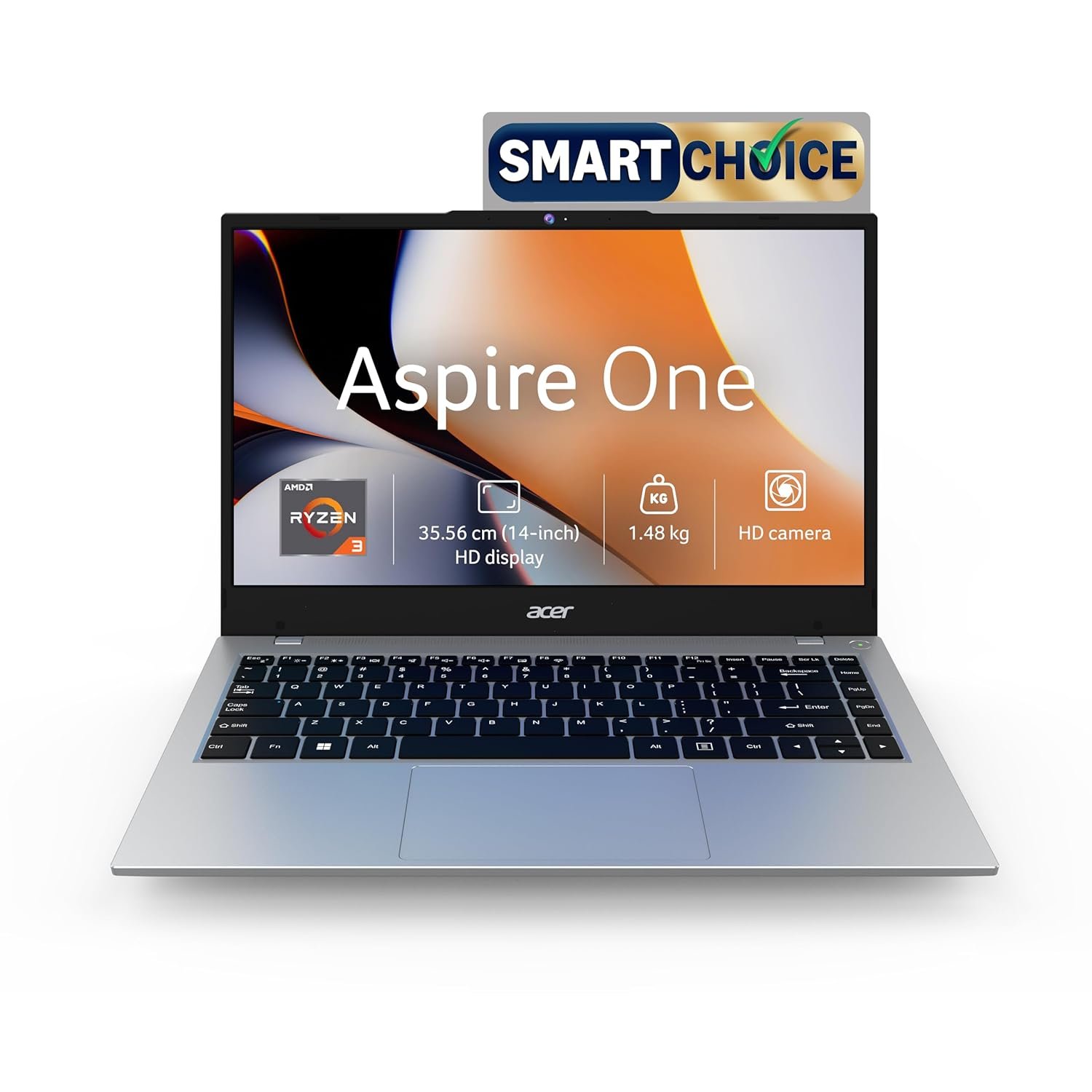 Acer Smartchoice Aspire One, AMD Ryzen 3-7320U, 8GB LPDDR5 RAM/ ASUS Zenbook 14 OLED (AMD Ryzen