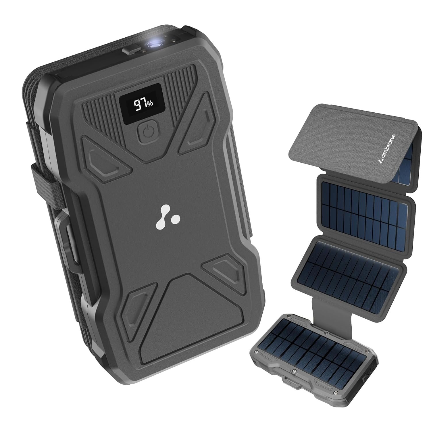 Ambrane Solar Powerbank 10000mAh with 5 Solar Panels, 5 Days Ambrane MagSafe Wireless Power Bank