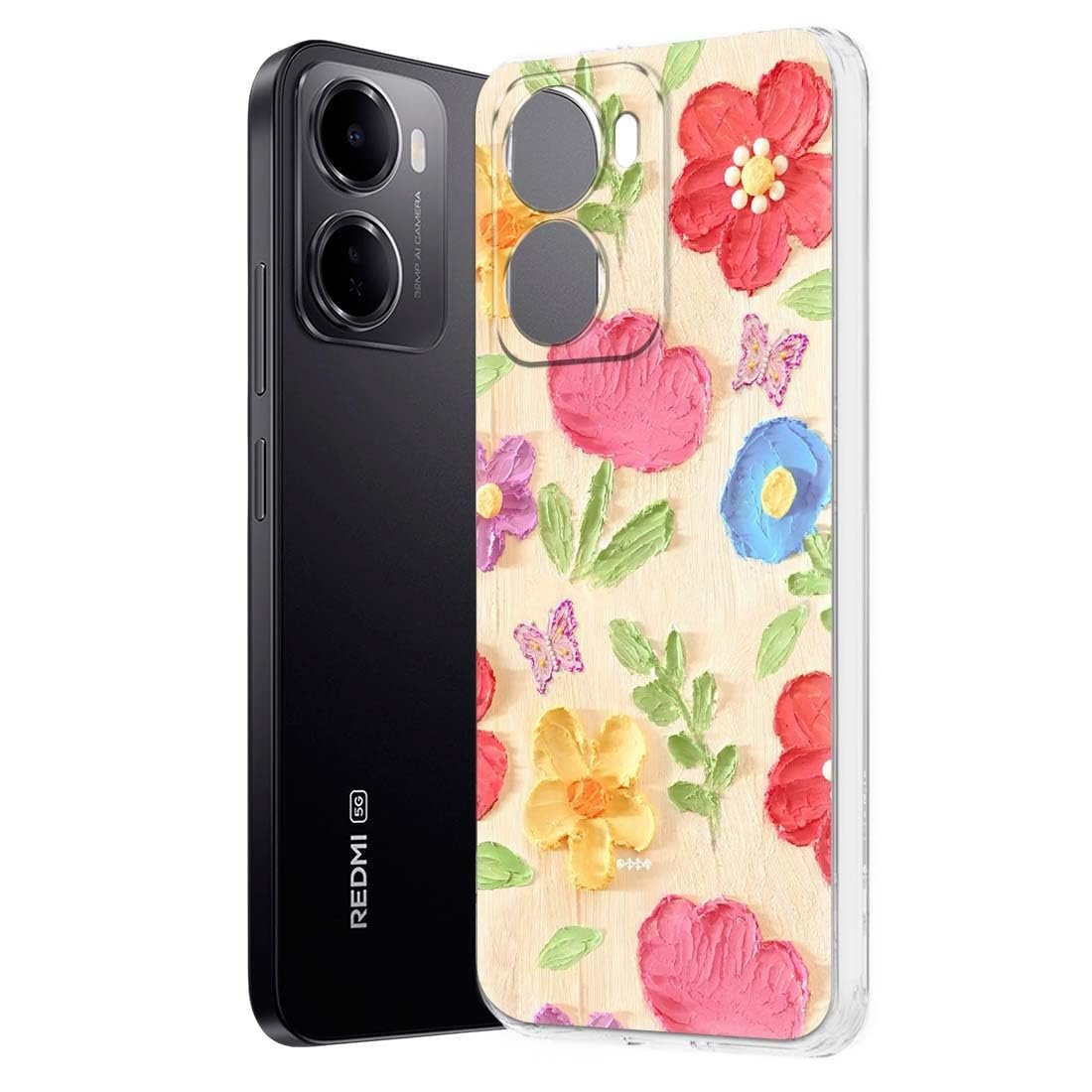Back Case for Redmi 15A 5G, Print Silicone Stylish Back Redmi 15 5G