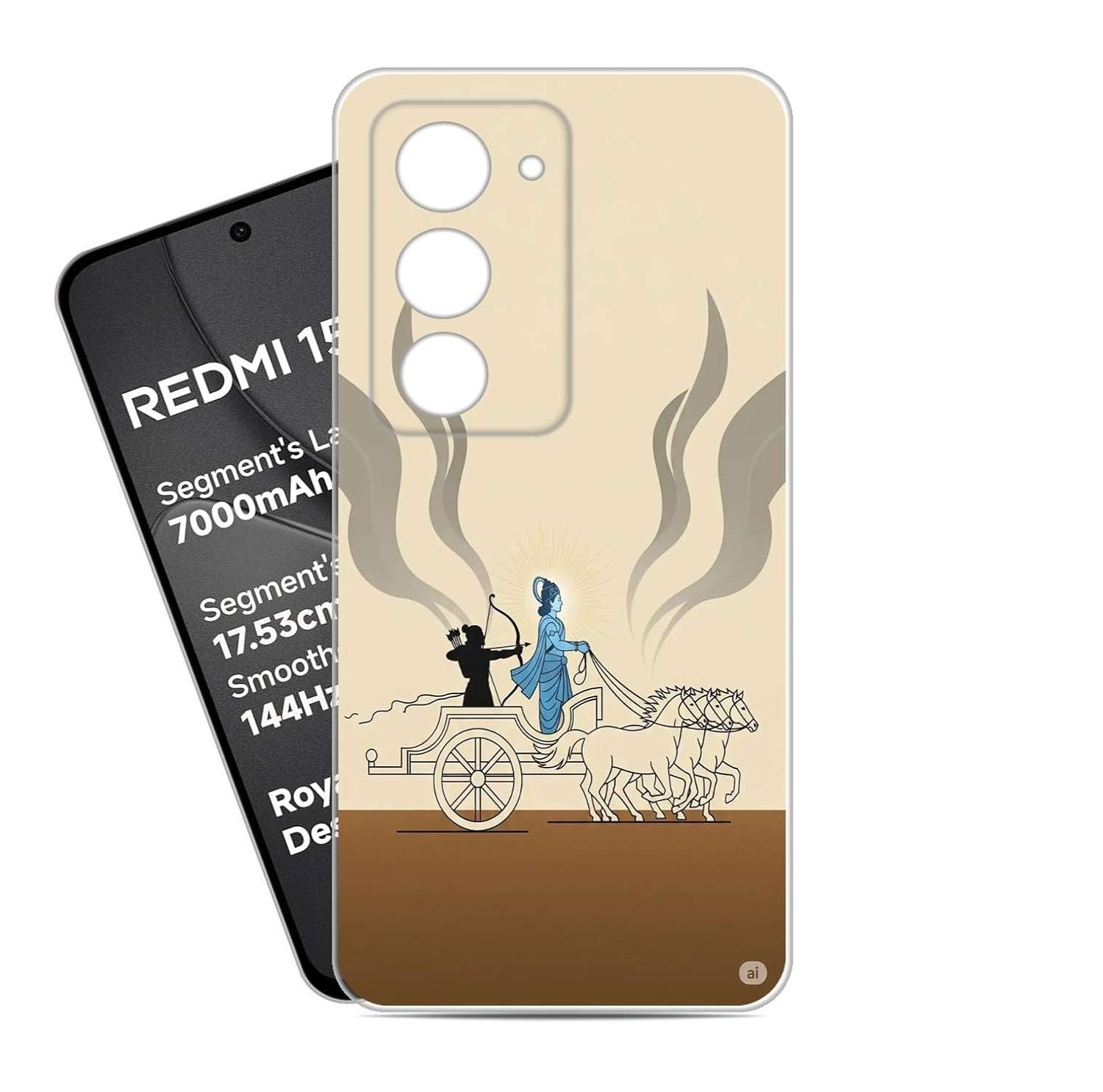 Case Club Designer Case for Redmi 15 5G, Back Cover Redmi 15 5G
