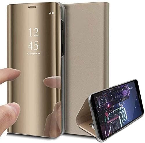 Clear Mirror Protective Wallet Flip Cover Compatible for Mi Redmi Redmi 15 5G