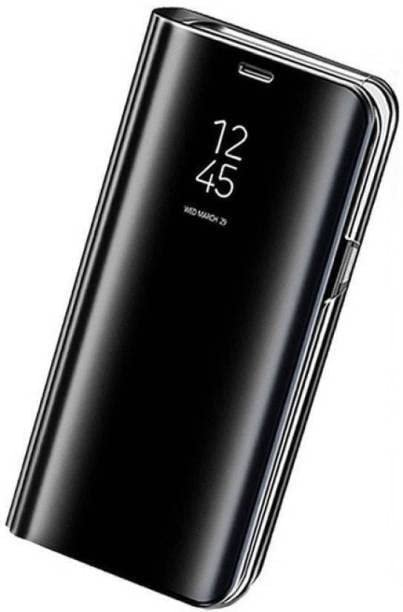Clear Mirror Protective Wallet Flip Cover Compatible for Redmi Note Redmi 15 5G