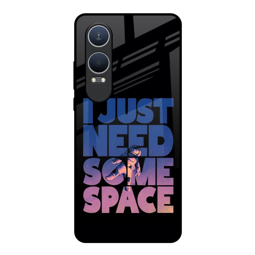 Designer Tempered Glass Back Case Cover Compatible with OnePlus Nord OnePlus Nord CE4 Lite 5G