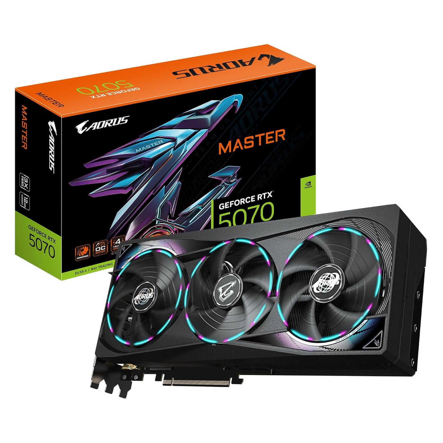 GIGABYTE GV-N5070AORUS M-12GD | GeForce RTX 5070 AORUS Master 12GB RTX 5070)