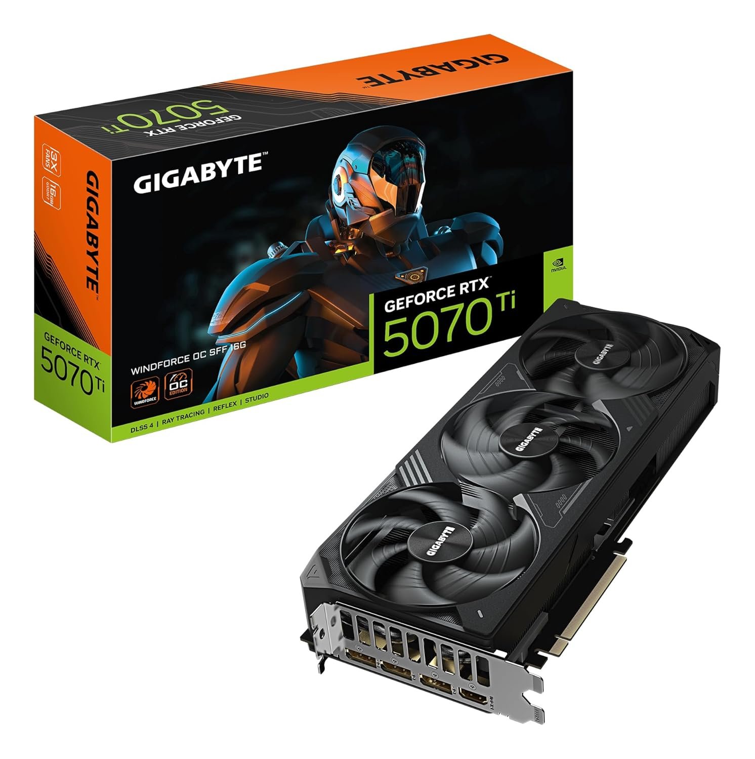 GIGABYTE GV-N507TWF3OC-16GD | GeForce RTX 5070 Ti WINDFORCE 3X OC RTX 5070)